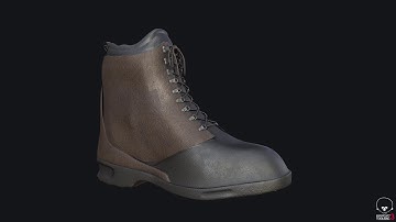 Boots Game-ready PBR 3D Model
