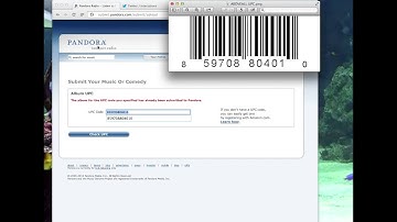 How to Submit your music to Pandora & make your UPC a Barcode