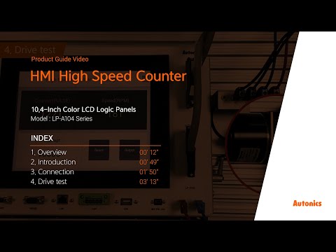 Autonics Tutorial : HMI High Speed Counter