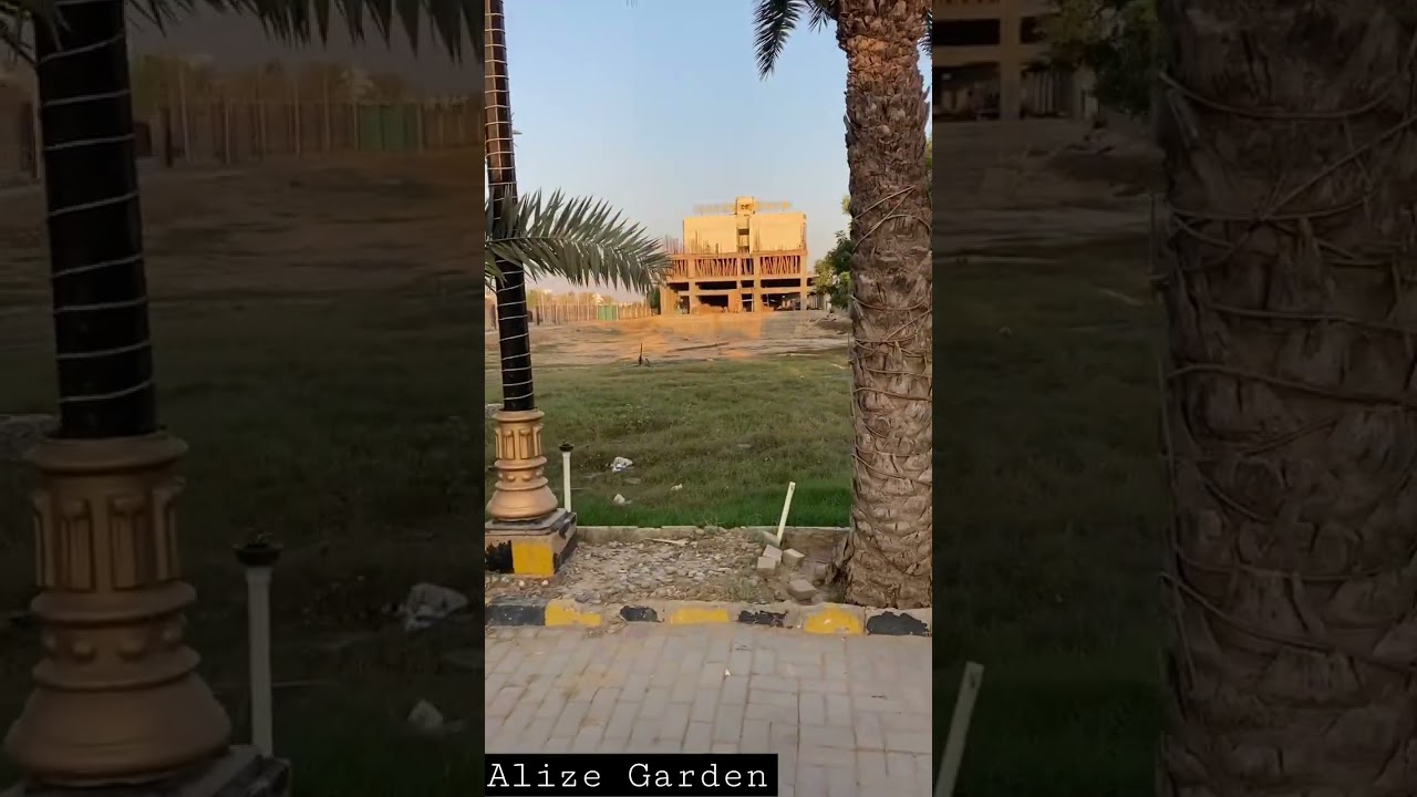Alize Garden Society Memon Goth Road, Boundary Wall Project. 120 - 200 Yards Plots & Villas.