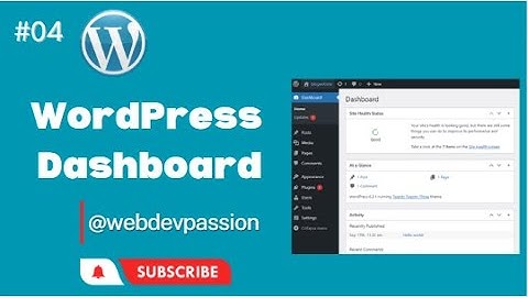 WordPress Dashboard Kya hai? | A Complete Guide to the WordPress Dashboard