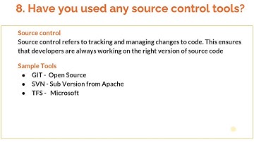 RPA Interview Question 8: "Are you using any source control tools to manage to your RPA code ?"