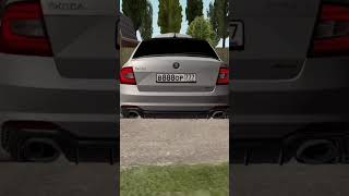 Шкода octavia Rs Запуск Промокод:STREL #greentech #octaviars #рекомендации #выхлоп #холодныйзапуск