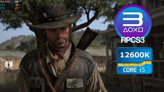 RPCS3 Emulator Red Dead Redemption | i5 12600K   UHD Graphics 770