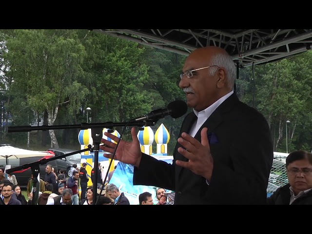 Dr  Amjad Saqib's speech at Husby Mela Stockholm 2017