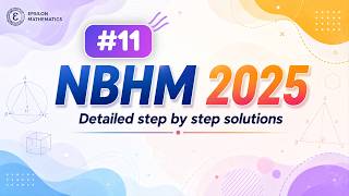 NBHM 2025 Que 11 Solution | MSc/PhD Exam | #nbhm #phd #csirnet #gate