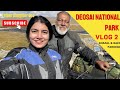 Deosai national park father daughter duo on bike