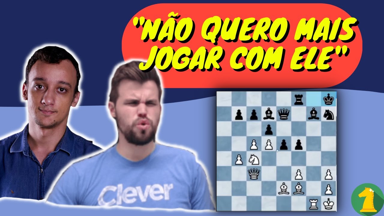 A Imortal Brasileira  Supi ganha do CAMPEÃO MUNDIAL Magnus Carlsen! 