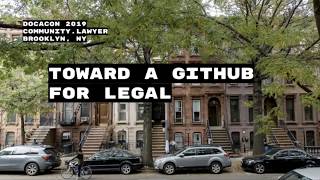 Celebrity Toward a GitHub for Legal - Michael Hassin - Docacon 2019 Profile