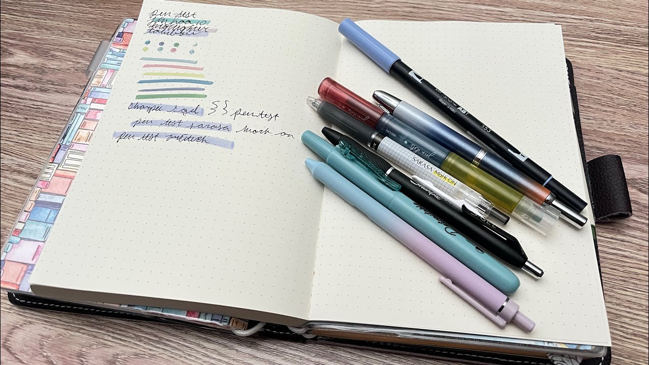 Planner Perfect Daisy Book Pen Test & Jinhoa 10 Chat