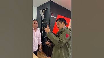 High power Firearms ni Senator Robin Padilla Gun demo
