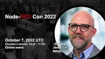 Node-RED Con 2022 - Jesse Cox
