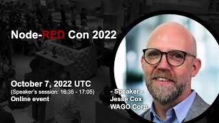 Node-RED Con 2022 - Jesse Cox