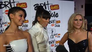 Sugababes 4.0 on their hopes of winning a BRIT for Sweet 7 (2010 BRIT Awards, UK, February 2010)