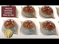 Filled chocolate bonbons with a beautifull natural look step by step