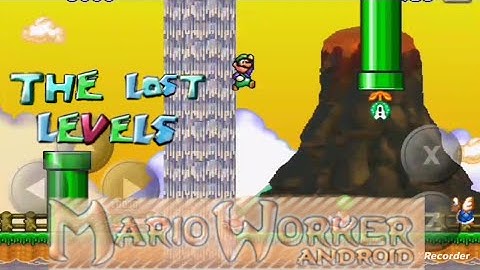 Mario Worker Android:(Mario Worker Android The Lost Levels) Different sky. by me