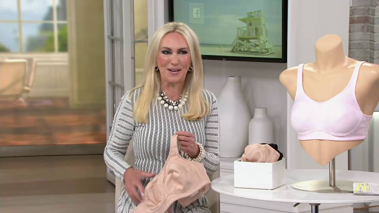 Breezies Full Coverage Unlined Support Bra on QVC YouTube