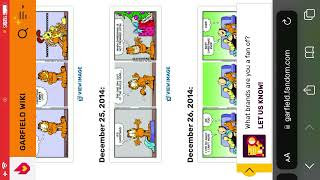 Garfield comic strip 25/12/2014