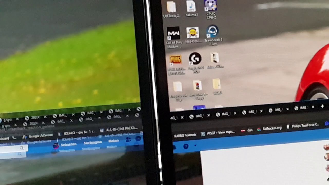 LG 38gn950 input Lag comparison 1000 fps VS (LG 34GK950g on the left)