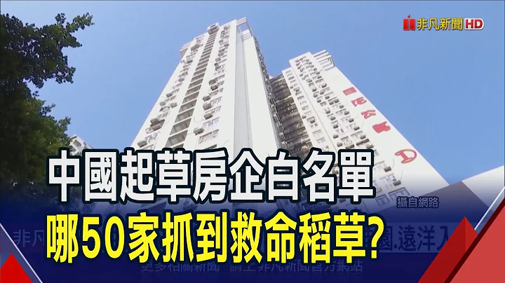 中國列"房企融資白名單" 傳碧桂園.遠洋入榜  爛尾樓多達2千萬戶 馬雲預言"房價如蔥"成真｜非凡財經新聞｜20231127 - 天天要聞
