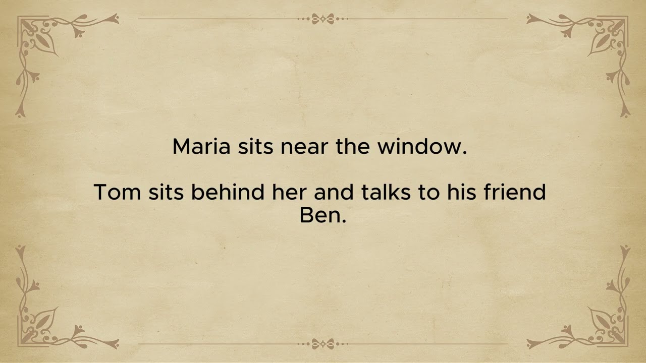 Audiobook for learning English Level A1 - Maria’s Busy Morning