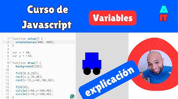 #7 - Curso de Javascript en p5*js - Variables #javascript