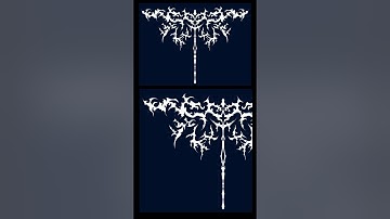 H023 | Vertical Symmetry Pattern #digitaldrawing #procreatedigitalart   #procreate