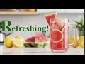 Sparkling Watermelon Lemonade | Sugar-Free Summer Game-Changer