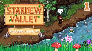 Take a break from your thoughts while I play Stardew Valley 🦝🌙 | Longplay (No Commentary) | EP. 1