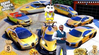 GTA 5 : STEALING LUXURY CARS FOR FRANKLIN  | GTA V GAMEPLAY