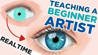 In this video i will be teaching a beginner how to draw an eye
procreate. first you'll see the artist paint procreate and secondly
you'...