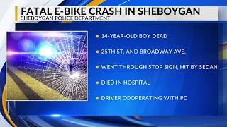 14-year-old dies after getting hit by car while riding an e-bike: Sheboygan Police