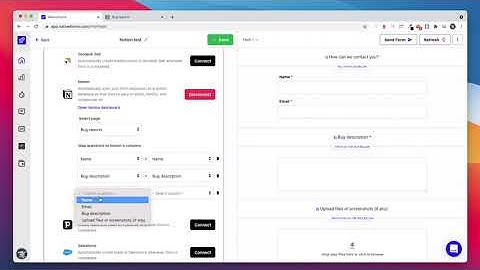 NativeForms / Notion - Integration Preview