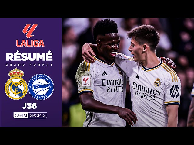 Résumé : VINICIUS, BELLINGHAM, ARDA, le Real Madrid fait le SHOW et colle une MANITA à Alavés !