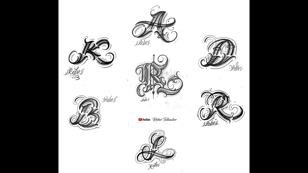 Featured image of post Dise o Letras Lettering Abecedario Practicando lettering de nombres para tatuar en abecedario chicano lettering
