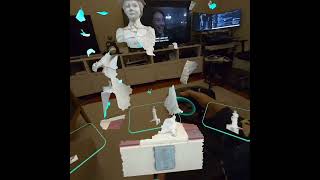 Puzzling Places SteamVR version - Mixed Reality on Quest 3 with custom scan of Miles Franklin Statue