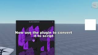 Gui to lua Roblox plugin that convert script&amp;instances (made it cuz heres no working gui2ua plugin)