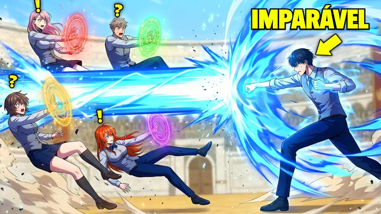 Ele é o Único LUTADOR e Treina Só o CORPO Na Academia De MAGIA e HUMILHA TODOS! - Manhwa Recap