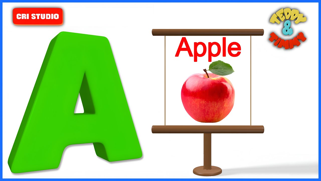 A To Z | Alphabet | Toddler Songs | A for Apple | Poems for Kids | Edutainment | ABC Cartoon | ABCD