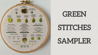 Complete Hand Embroidery Sampler: 23 Essential Stitches in One Full Tutorial | Beginner Friendly