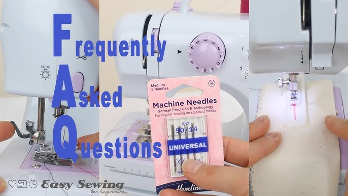 How to Change the Needle on Mini Sewing Machine and Needle Size  Recommendation 