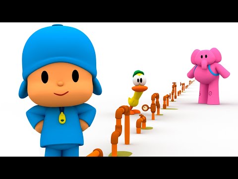 🐮 Aprenda animais com Pocoyo 🐯 DESENHOS ANIMADOS para crianças 