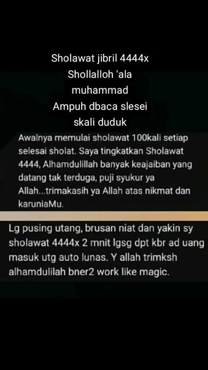 Karomah Sholawat jibril 4444x #waliallah #ulamaindonesia #foryou #shorts