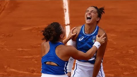 Sara Errani, Jasmine Paolini win women’s doubles gold medal for Italy at Paris Olympics