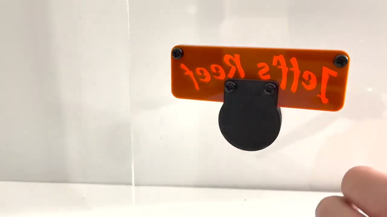 Custom 5.5" Wide x 2.31" height acrylic neon sign for inside your Aquarium Tank 14 YouTube player