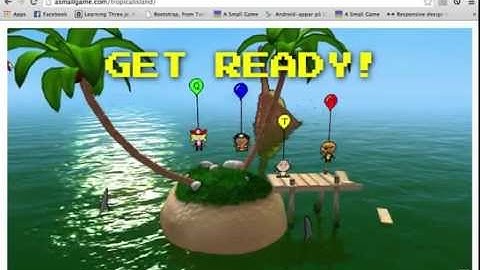 Tropical Island - WebGL Game