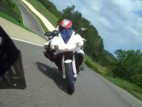 Buell 1125R at Barber with Nick Ienatsch and Ken H...