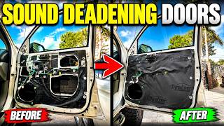 Sound Deadening My Tacoma With Dynamat | Part 3 Doors