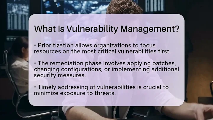 What Is Vulnerability Management? - SecurityFirstCorp.com