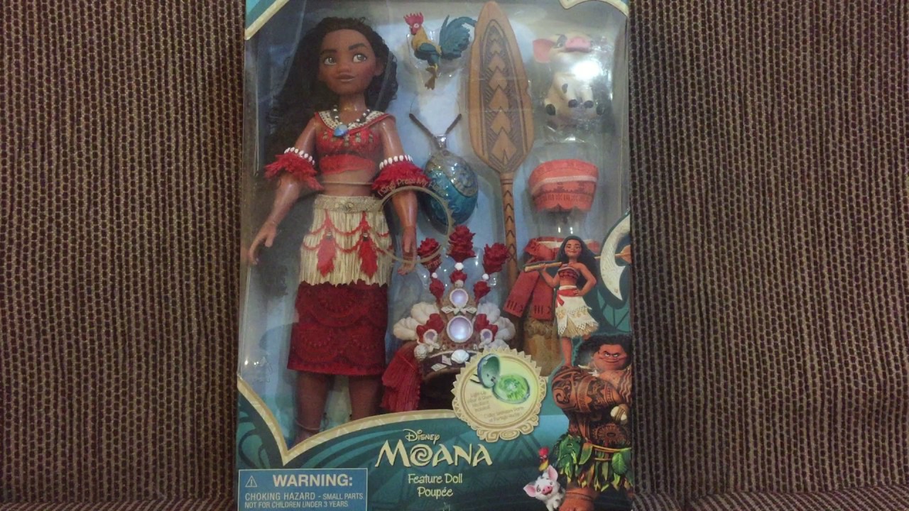 muñeca de moana que canta